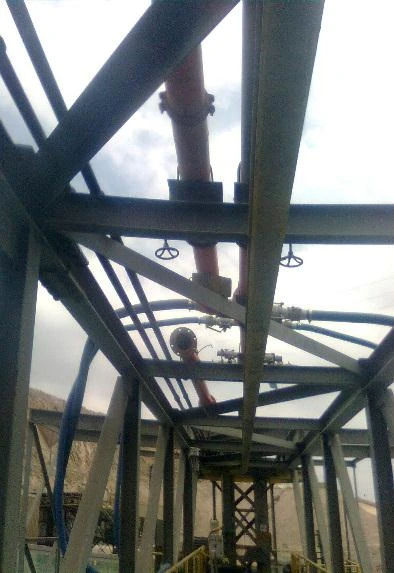 INSTALACION DE TUBERIA PARA FLOCULANTE DE ESPESADORES